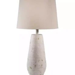 Discount Kirklands Home Cream Textured Maggie Table Lamp Tan
