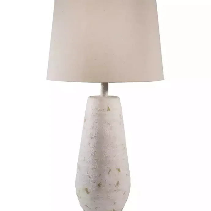 Discount Kirklands Home Cream Textured Maggie Table Lamp Tan