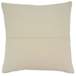 Clearance Kirklands Home Cream Textured Stripes Decorative Throw Pillow White