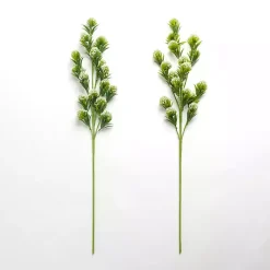 Best Kirklands Home Cream Thistle Flower Stems, Set of 2