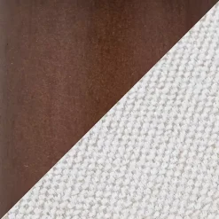 Clearance Kirklands Home Cream Upholstered Midcentury Modern Accent Chair Ivory