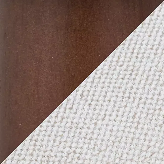 Clearance Kirklands Home Cream Upholstered Midcentury Modern Accent Chair Ivory