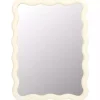 Best Kirklands Home Cream Wavy Izara Wall Mirror