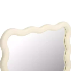 Best Kirklands Home Cream Wavy Izara Wall Mirror