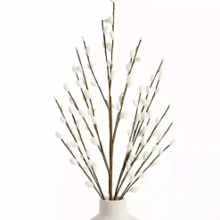 Clearance Kirklands Home Cream Willow Stems, Set of 3 Ivory