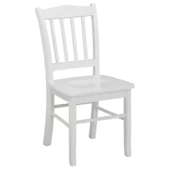 Best Kirklands Home Cream Wood Shaker Dining Chairs, Set of 2 White