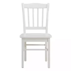 Best Kirklands Home Cream Wood Shaker Dining Chairs, Set of 2 White