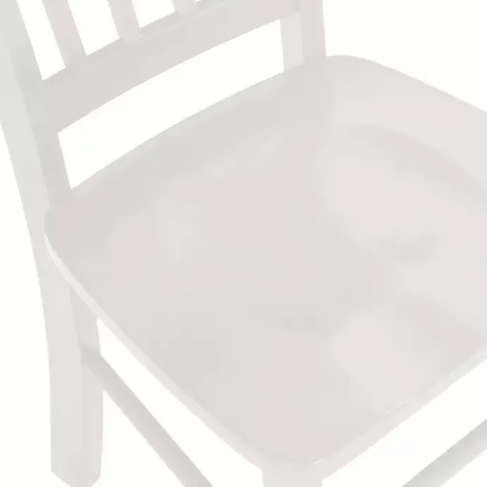 Best Kirklands Home Cream Wood Shaker Dining Chairs, Set of 2 White