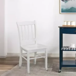 Best Kirklands Home Cream Wood Shaker Dining Chairs, Set of 2 White