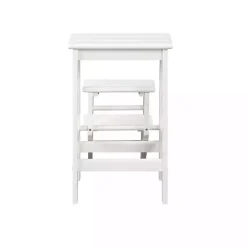 Outlet Kirklands Home Cream Wooden 3-Level Step Stool Ivory