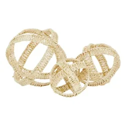 Best Kirklands Home Cream Woven Decorative Orbs, Set of 3 White