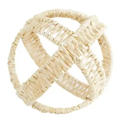 Best Kirklands Home Cream Woven Decorative Orbs, Set of 3 White