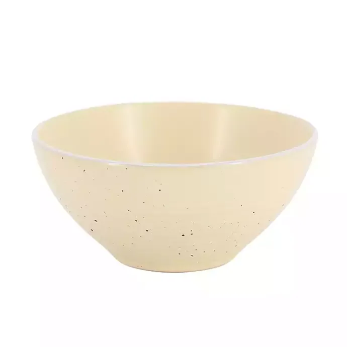 Best Kirklands Home Cream Emilia Stoneware 16pc. Dinnerware Set Yellow