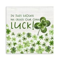 Outlet Kirklands Home Create Our Own Luck Canvas Art Print