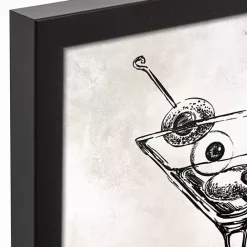 Online Kirklands Home Creep Drink And Be Scary Framed Canvas Art Print