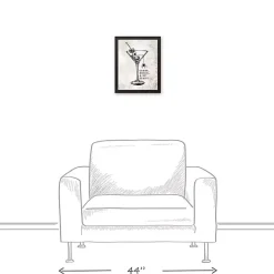 Online Kirklands Home Creep Drink And Be Scary Framed Canvas Art Print