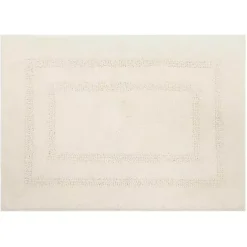 Hot Kirklands Home Creme Plush Reversible Cotton Bath Mat, 45 in. Ivory