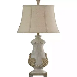 Discount Kirklands Home Crystal Cream Traditional Table Lamp Tan
