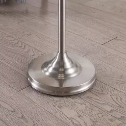 Kirklands Home Crystal Orb Stacked Floor Lamp White