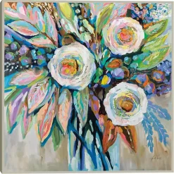 Hot Kirklands Home Curious Bouquet Framed Canvas Art Print