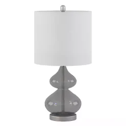 Best Kirklands Home Curved Glass Table Lamps, Set of 2 Gray
