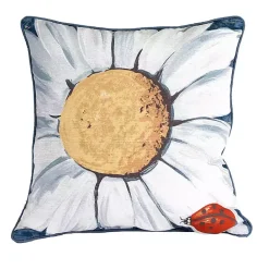 Online Kirklands Home Daisy and Lady Bug Pillow