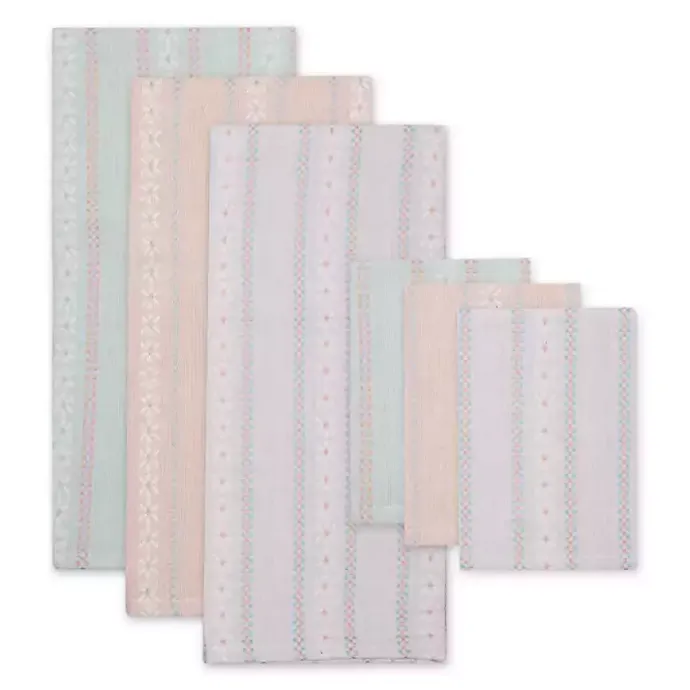 Hot Kirklands Home Daisy Dobby 6-pc. Dish Towel and Cloth Set