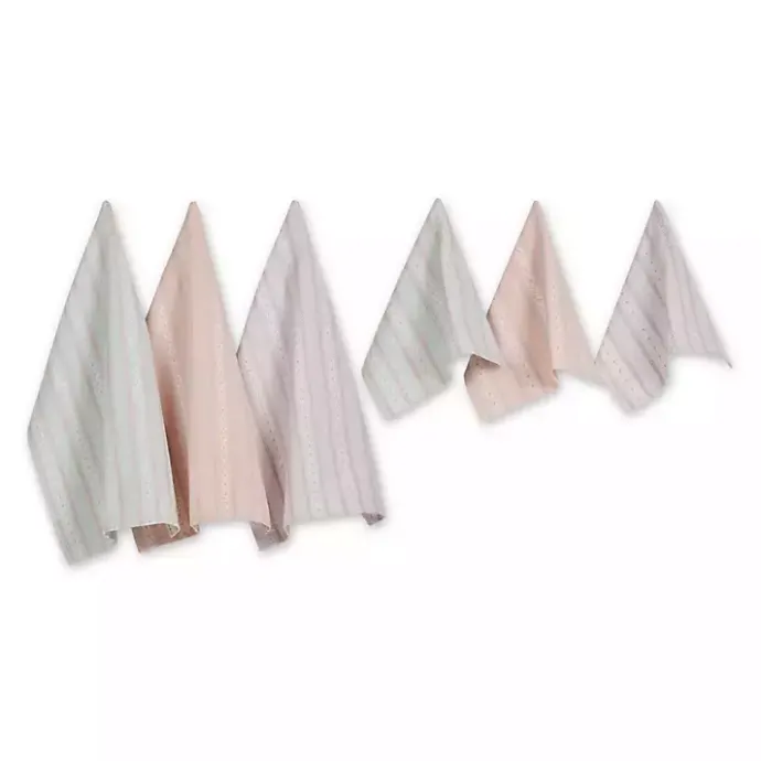 Hot Kirklands Home Daisy Dobby 6-pc. Dish Towel and Cloth Set