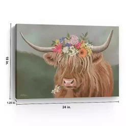Clearance Kirklands Home Daisy Mae Cow Canvas Art Print