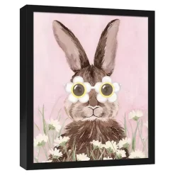 Outlet Kirklands Home Daisy Sunnies Bunny Framed Canvas Art Print