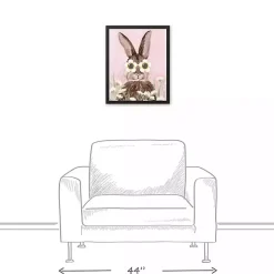 Outlet Kirklands Home Daisy Sunnies Bunny Framed Canvas Art Print