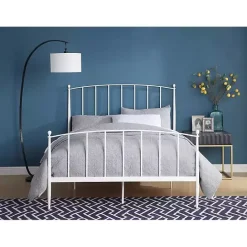 Best Kirklands Home Daisy Modern Arch Queen Bed Frame White