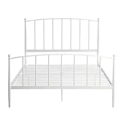 Best Kirklands Home Daisy Modern Arch Queen Bed Frame White