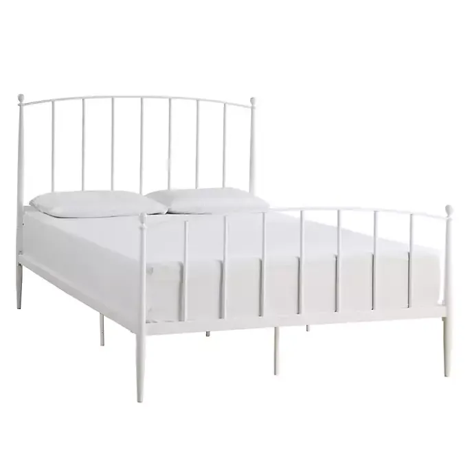 Best Kirklands Home Daisy Modern Arch Queen Bed Frame White
