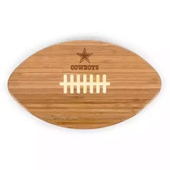 Online Kirklands Home Dallas Cowboys Bamboo Football Cutting Board Tan