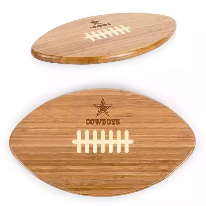 Online Kirklands Home Dallas Cowboys Bamboo Football Cutting Board Tan