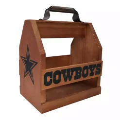 Sale Kirklands Home Dallas Cowboys Wooden Condiment Caddy