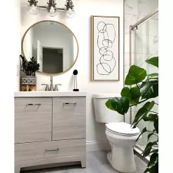 Sale Kirklands Home Dancing Circles Framed Canvas Art Print