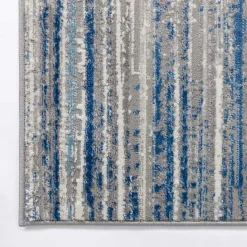 Best Kirklands Home Dark Blue Claire Modern Area Rug, 5x8