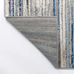 Best Kirklands Home Dark Blue Claire Modern Area Rug, 5x8