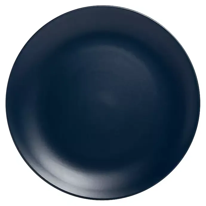 Sale Kirklands Home Dark Classic Coupe Dinner Plates, Set of 6 Blue