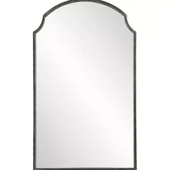 Clearance Kirklands Home Dark Bronze Arched Scallop Edge Wall Mirror Gray