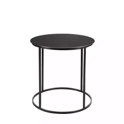 Hot Kirklands Home Dark Bronze Rounded Metal Accent Table