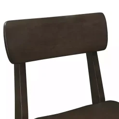 Hot Kirklands Home Dark Wood Open Back Counter Stool Brown