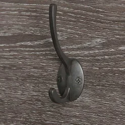 Clearance Kirklands Home Dark Brown Wooden 3-Hook Coat Racks, Set of 2