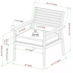 Sale Kirklands Home Dark Brown Zane Outdoor Club Chair