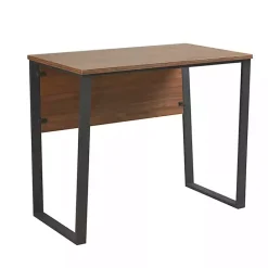 Kirklands Home Dark Coffee Wood Computer Desk