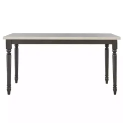 Sale Kirklands Home Dark Gray & White Traditional Dining Table