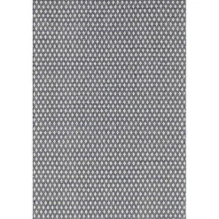 Sale Kirklands Home Dark Gray and Ivory Dainty Diamond Area Rug, 5x8