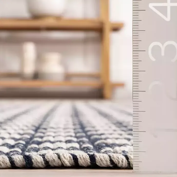 Sale Kirklands Home Dark Gray and Ivory Dainty Diamond Area Rug, 5x8